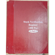 ARPC STOCK REGISTER Diaries-printed-plain- register- 400 Pages