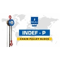 INDEF Hand Operated Chain Pulley Block, Warranty 1 year