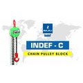 INDEF Hand Operated Chain Pulley Block, Warranty 1 year