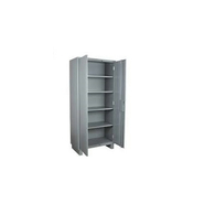 V J Interior  Almirah Steel shelving cabinet with partial wardrobe