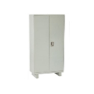 V J Interior  Almirah Steel shelving cabinet with partial wardrobe