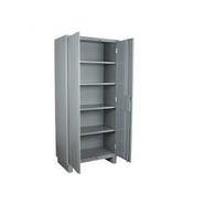 VVL METAL CRAFT Almirah Steel shelving cabinet with partial wardrobe