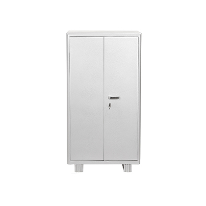 VVL METAL CRAFT Almirah Steel shelving cabinet with partial wardrobe