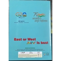 JNV Single Line Ruled Diaries-printed-plain- register- 140 Pages