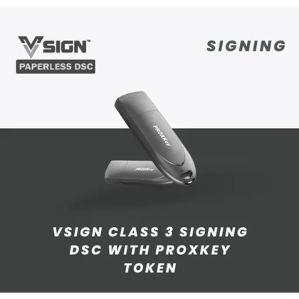 V-SIGN CLASS 3 2-YEARS SIGNING DSC WITH EPASS TOKEN