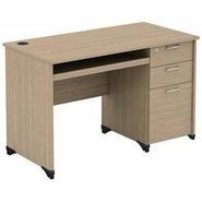 Castlery Executive Table with One side pedestal unit