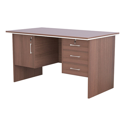 Castlery Executive Table with Both side pedestal unit