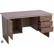 Castlery Executive Table with Both side pedestal unit