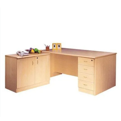 Castlery Executive Table with One side pedestal unit and E.R.U