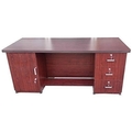 Castlery Executive Table with Both side pedestal unit