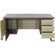 Castlery Executive Table with Both side pedestal unit