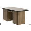 Castlery Executive Table with Both side pedestal unit