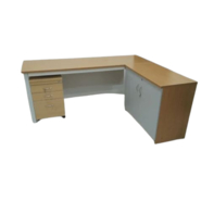 Castlery Executive Table with One side pedestal unit and E.R.U