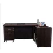 Castlery Executive Table with One side pedestal unit