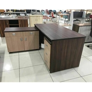 Castlery Executive Table with One side pedestal unit and E.R.U