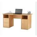 Castlery Executive Table with Both side pedestal unit