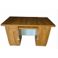 Castlery Executive Table with Both side pedestal unit