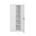 Castlery Almirah Steel shelving cabinet with partial wardrobe