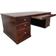 Castlery Executive Table with Both side pedestal unit