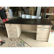 Castlery Executive Table with Both side pedestal unit