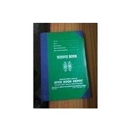 AAMIR BOOK DEPOT SERVICE BOOK Diaries-printed-plain- register- 244 Pages