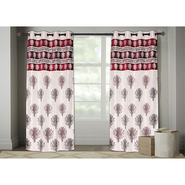 Unbranded Cotton Floral Door Curtains