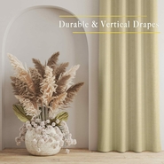 KAIRO Polyster Plain Door Curtains