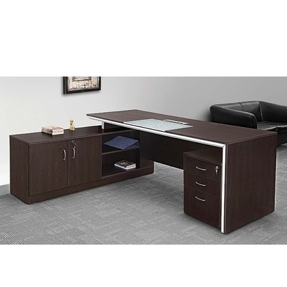 DEVENT COLLECTION Executive Table with One side pedestal unit and E.R.U