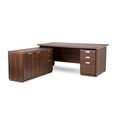 DEVENT COLLECTION Executive Table with One side pedestal unit and E.R.U