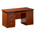 DEVENT COLLECTION Executive Table with Both side pedestal unit