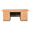 DEVENT COLLECTION Executive Table with Both side pedestal unit