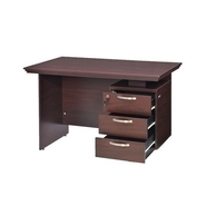 DEVENT COLLECTION Executive Table with Both side pedestal unit