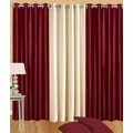 Star Homz Cotton Plain Door Curtains