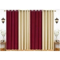 Star Homz Cotton Plain Door Curtains