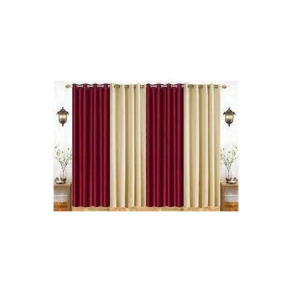 Star Homz Cotton Plain Door Curtains