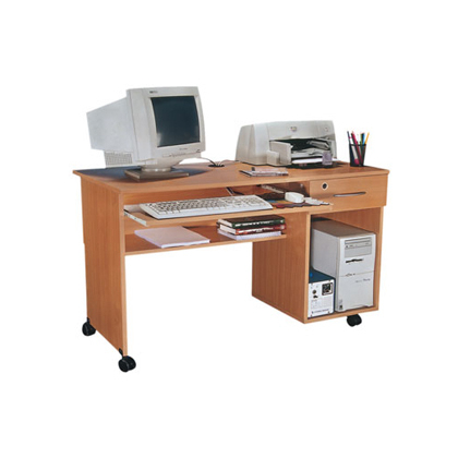 Unbranded 1220 millimeter X 610 millimeter (mm LxD) Executive Computer Table