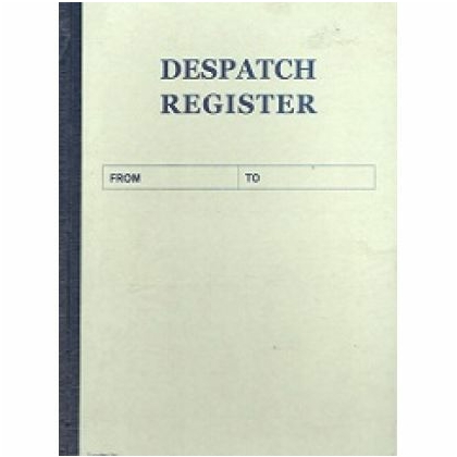 LOTUS DESPATCH REGISTER Diaries-printed-plain- register- 300 Pages