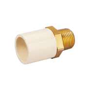 PRAYAG 15 mm dia Male adapter brass threaded