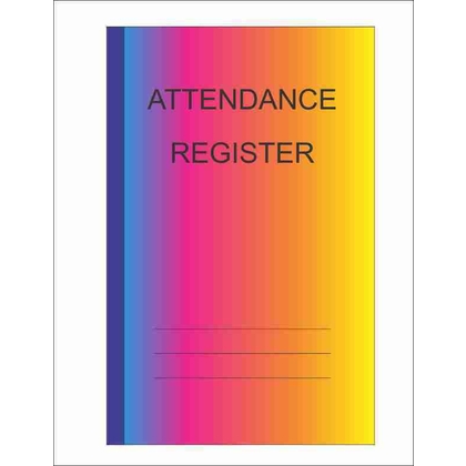 SME ATTENDANCE REGISTER Diaries-printed-plain- register- 50 Pages