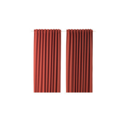 Unbranded Silk Plain Door Curtains