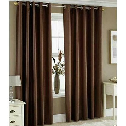 Reliable Drapes Cotton Plain Door Curtains