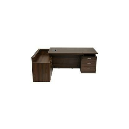 RIDDHI Executive Table with One side pedestal unit and E.R.U