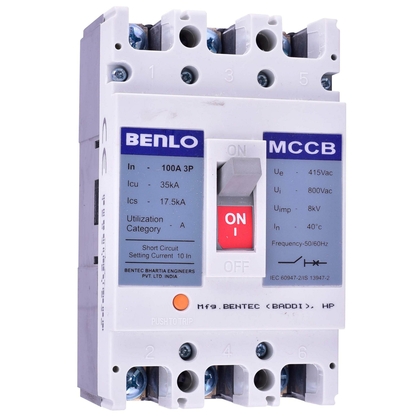 benlo bentec 25A 3 Pole 25 KA Molded Case Circuit Breakers (Mccb)