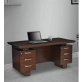 DEVENT COLLECTION Executive Table with Both side pedestal unit