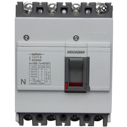 indoasian 100A 4 Pole 25 KA Molded Case Circuit Breakers (Mccb)