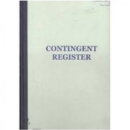 Unbranded CONTINGENCY REGISTER Diaries-printed-plain- register- 400 Pages