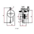 INDEF Hand Operated Chain Pulley Block, Warranty 1 year