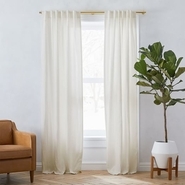 Unbranded Silk Plain Door Curtains