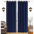 Unbranded Silk Plain Door Curtains