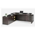 H-Tech Executive Table with One side pedestal unit and E.R.U